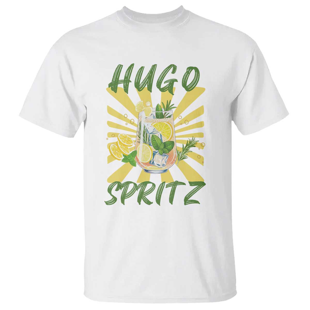 Hugo Spritz T Shirt Funny Tropical Cocktail Vacation