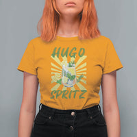 Hugo Spritz T Shirt For Women Funny Tropical Cocktail Vacation