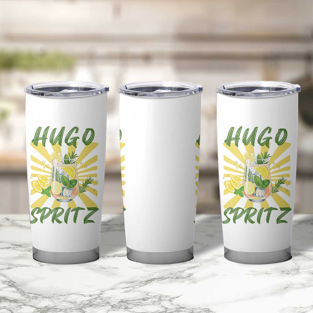 Hugo Spritz Tumbler Cup Funny Tropical Cocktail Vacation