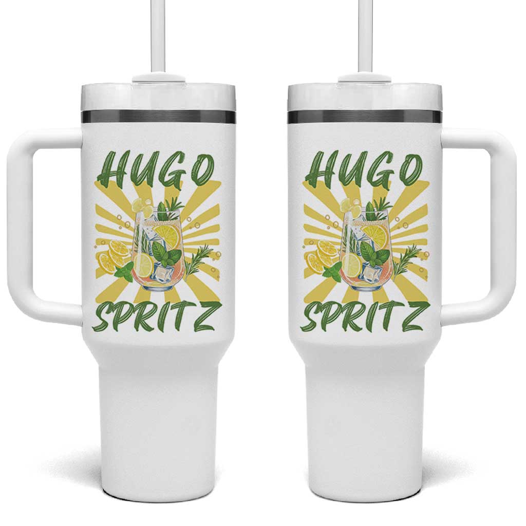 Hugo Spritz Tumbler With Handle Funny Tropical Cocktail Vacation