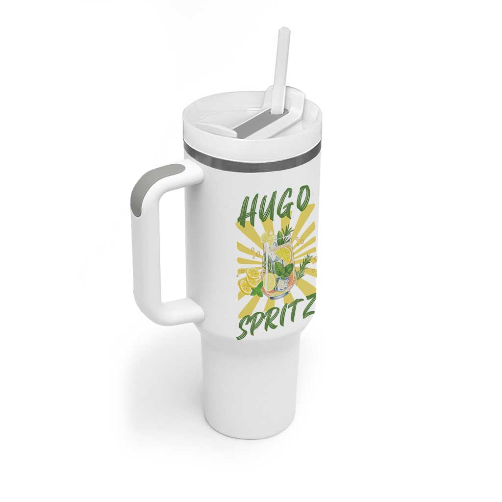 Hugo Spritz Tumbler With Handle Funny Tropical Cocktail Vacation