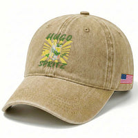 Hugo Spritz Washed Cotton Baseball Cap Funny Tropical Cocktail Vacation