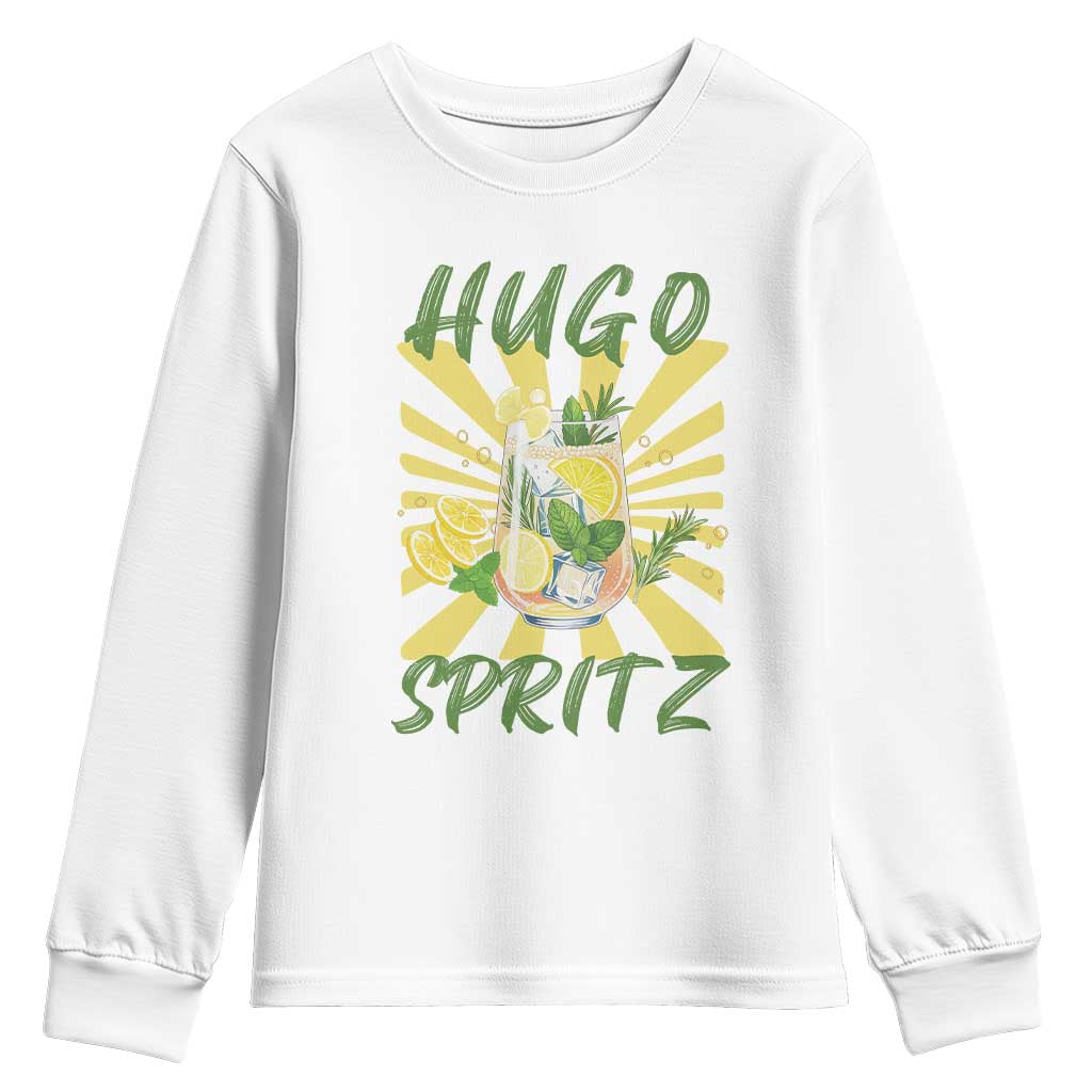 Hugo Spritz Youth Sweatshirt Funny Tropical Cocktail Vacation
