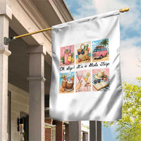 Oh Sip It Is A Girls Trip Garden Flag Beach Trip Best Friends Gift