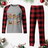 Oh Sip It Is A Girls Trip Plaid Pajama Set Beach Trip Best Friends Gift