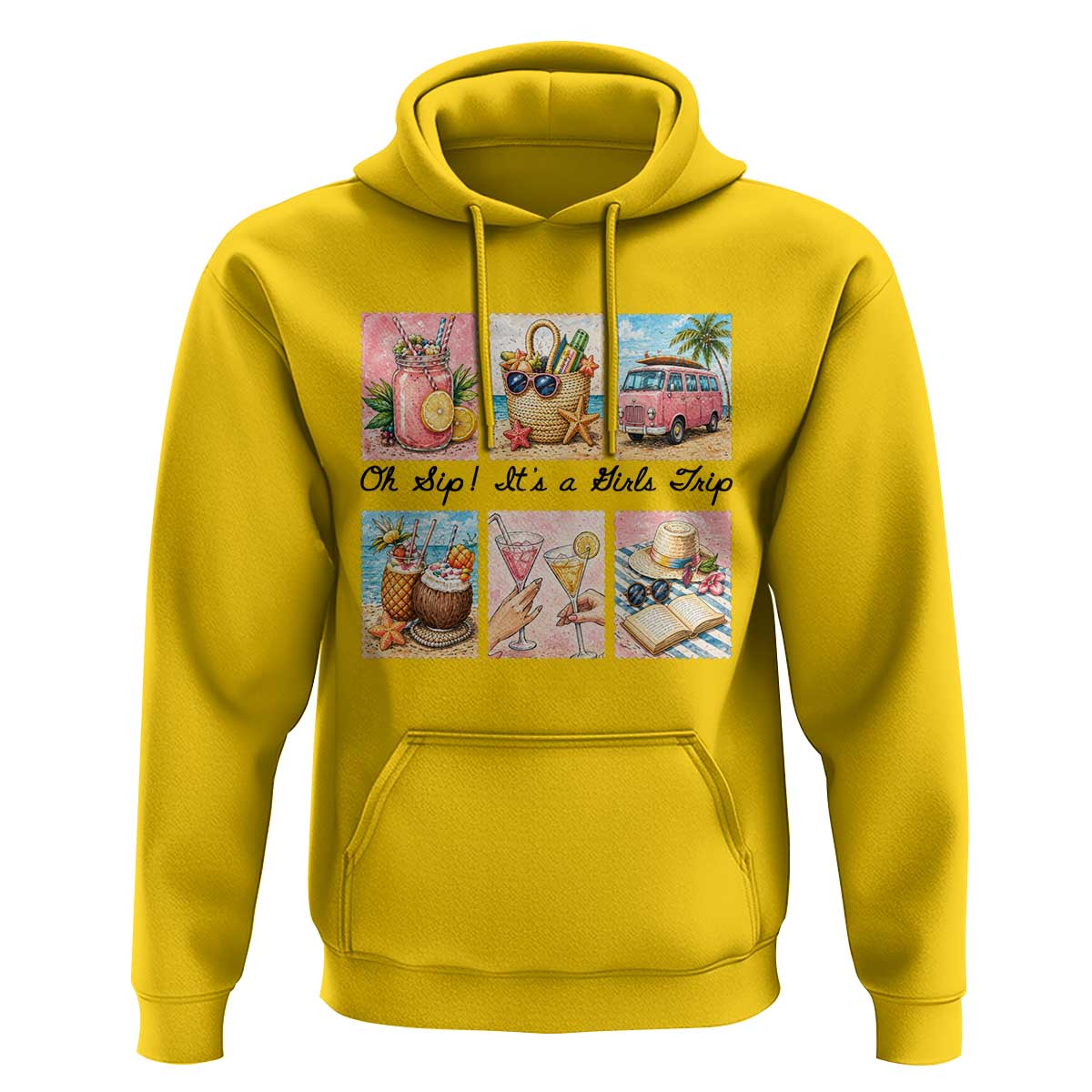 Oh Sip It Is A Girls Trip Hoodie Beach Trip Best Friends Gift