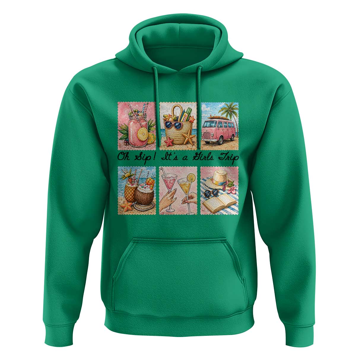 Oh Sip It Is A Girls Trip Hoodie Beach Trip Best Friends Gift
