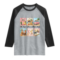 Oh Sip It Is A Girls Trip Raglan Shirt Beach Trip Best Friends Gift