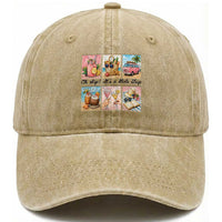 Oh Sip It Is A Girls Trip Washed Cotton Baseball Cap Beach Trip Best Friends Gift