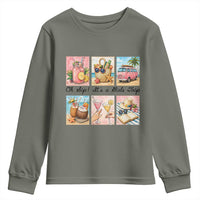 Oh Sip It Is A Girls Trip Youth Sweatshirt Beach Trip Best Friends Gift
