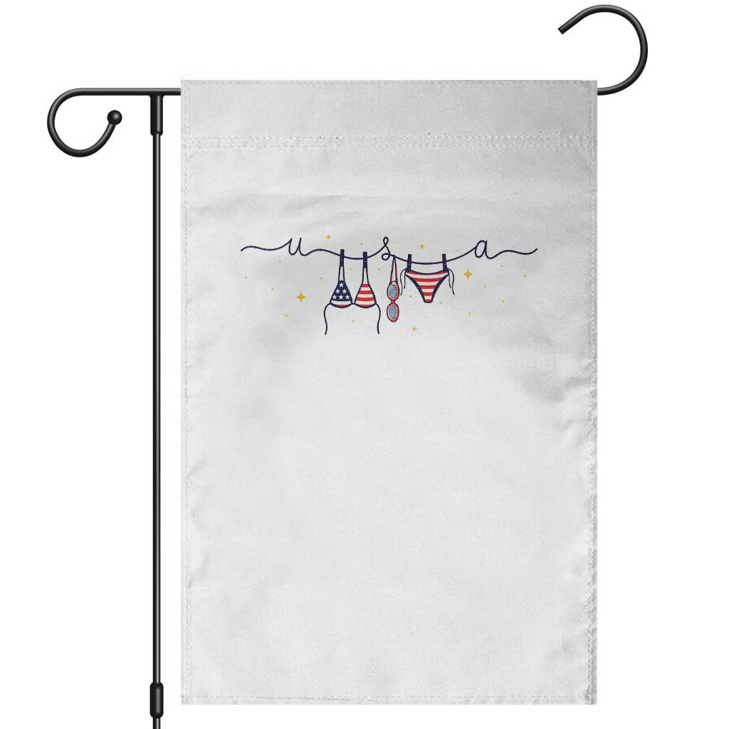 Patriotic American Flag Bikini Garden Flag USA Summer Vacation Gift