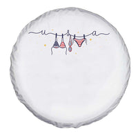 Patriotic American Flag Bikini Spare Tire Cover USA Summer Vacation Gift