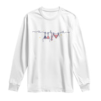 Patriotic American Flag Bikini Long Sleeve Shirt USA Summer Vacation Gift