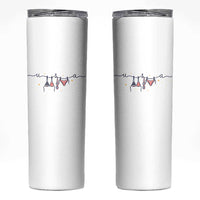 Patriotic American Flag Bikini Skinny Tumbler USA Summer Vacation Gift