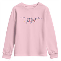 Patriotic American Flag Bikini Youth Sweatshirt USA Summer Vacation Gift