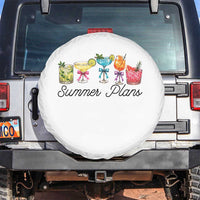 Funny Summer Plans Spare Tire Cover Refreshing Tropical Cocktail Lover Gift
