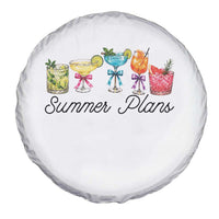 Funny Summer Plans Spare Tire Cover Refreshing Tropical Cocktail Lover Gift