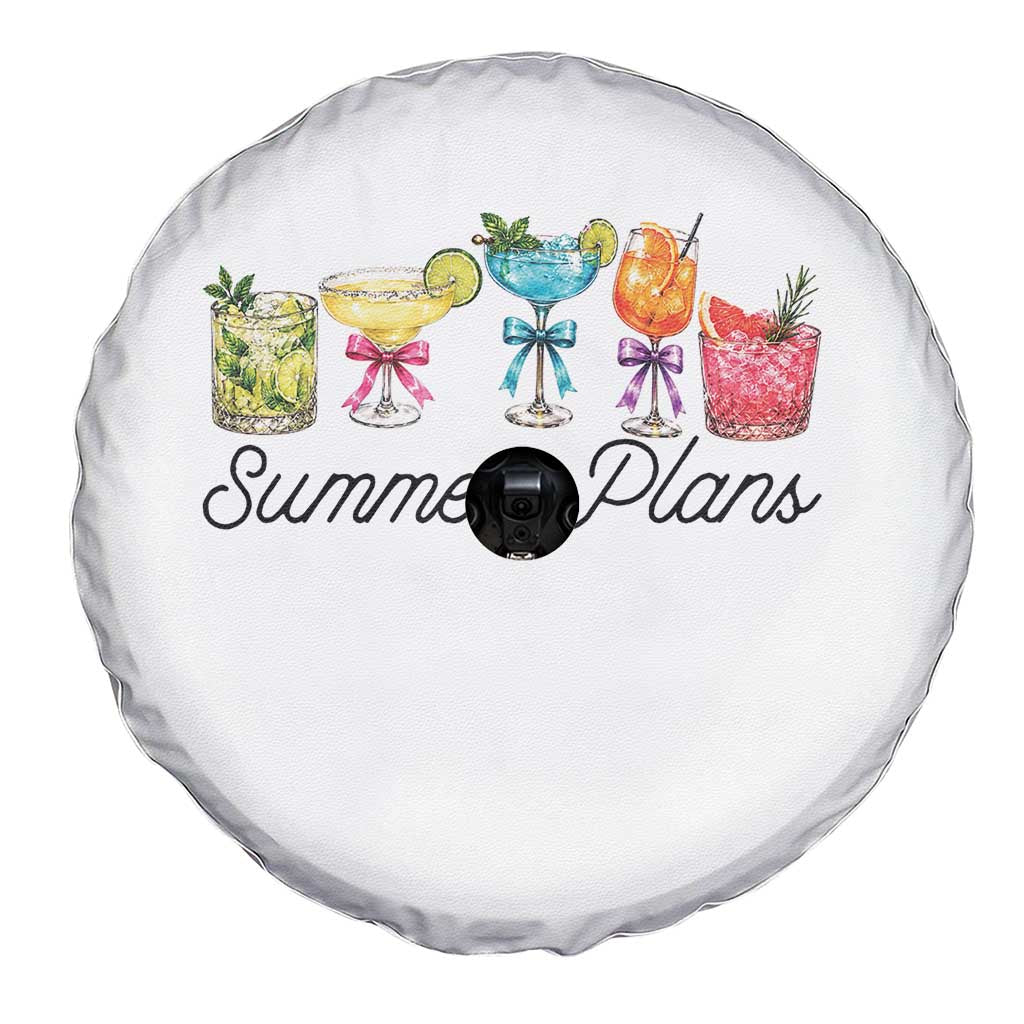 Funny Summer Plans Spare Tire Cover Refreshing Tropical Cocktail Lover Gift