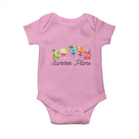 Funny Summer Plans Baby Onesie Refreshing Tropical Cocktail Lover Gift