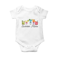 Funny Summer Plans Baby Onesie Refreshing Tropical Cocktail Lover Gift