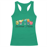 Funny Summer Plans Racerback Tank Top Refreshing Tropical Cocktail Lover Gift