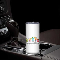 Funny Summer Plans Skinny Tumbler Refreshing Tropical Cocktail Lover Gift