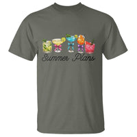 Funny Summer Plans T Shirt Refreshing Tropical Cocktail Lover Gift