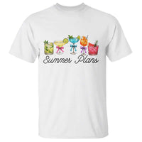 Funny Summer Plans T Shirt Refreshing Tropical Cocktail Lover Gift