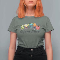 Funny Summer Plans T Shirt For Women Refreshing Tropical Cocktail Lover Gift
