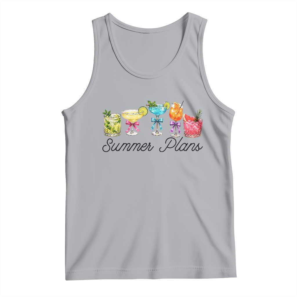 Funny Summer Plans Tank Top Refreshing Tropical Cocktail Lover Gift