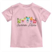 Funny Summer Plans Toddler T Shirt Refreshing Tropical Cocktail Lover Gift