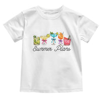 Funny Summer Plans Toddler T Shirt Refreshing Tropical Cocktail Lover Gift