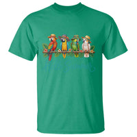 Hello Summer Parrots T Shirt Tropical Beach Vacation Graphic