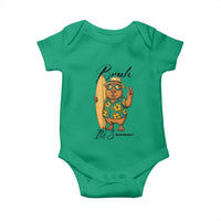 Bruh Its Summer Baby Onesie Funny Capybara Surfer Beach Vacation Gift