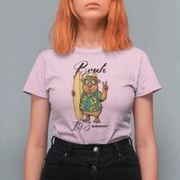 Bruh Its Summer T Shirt For Women Funny Capybara Surfer Beach Vacation Gift