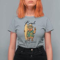 Bruh Its Summer T Shirt For Women Funny Capybara Surfer Beach Vacation Gift