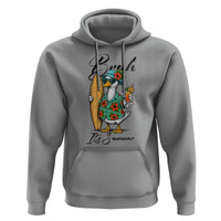 Bruh Its Summer Hoodie Funny Hawaiian Goose Surfer Graphic