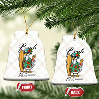 Bruh Its Summer Ceramic Ornament Funny Hawaiian Goose Surfer Graphic