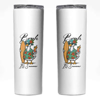 Bruh Its Summer Skinny Tumbler Funny Hawaiian Goose Surfer Graphic