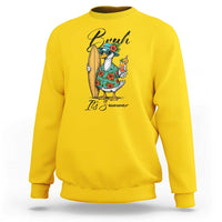 Bruh Its Summer Sweatshirt Funny Hawaiian Goose Surfer Graphic