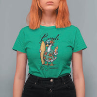 Bruh Its Summer T Shirt For Women Funny Hawaiian Goose Surfer Graphic