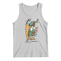 Bruh Its Summer Tank Top Funny Hawaiian Goose Surfer Graphic