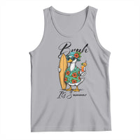 Bruh Its Summer Tank Top Funny Hawaiian Goose Surfer Graphic