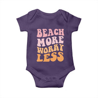 Beach More Worry Less Baby Onesie Boho Summer Vacation