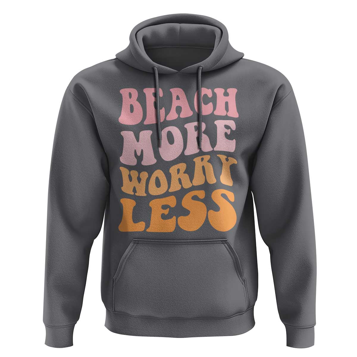 Beach More Worry Less Hoodie Boho Summer Vacation