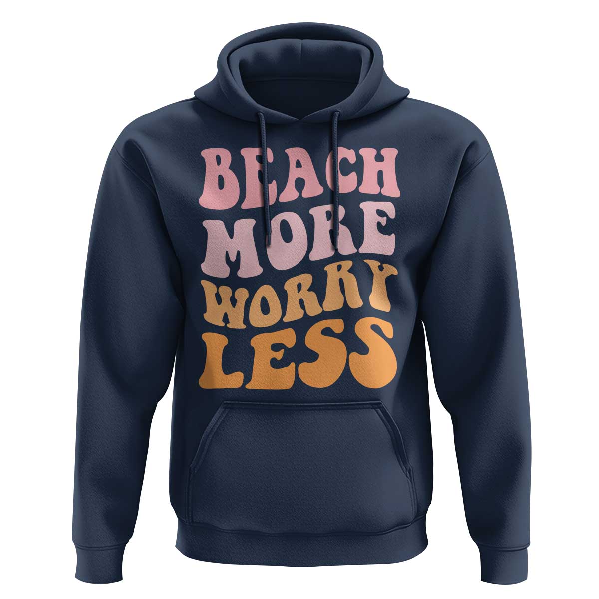 Beach More Worry Less Hoodie Boho Summer Vacation