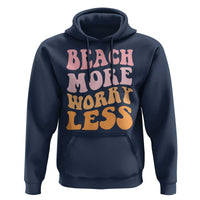 Beach More Worry Less Hoodie Boho Summer Vacation