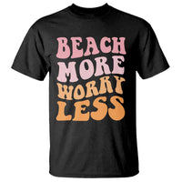 Beach More Worry Less T Shirt Boho Summer Vacation