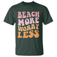Beach More Worry Less T Shirt Boho Summer Vacation