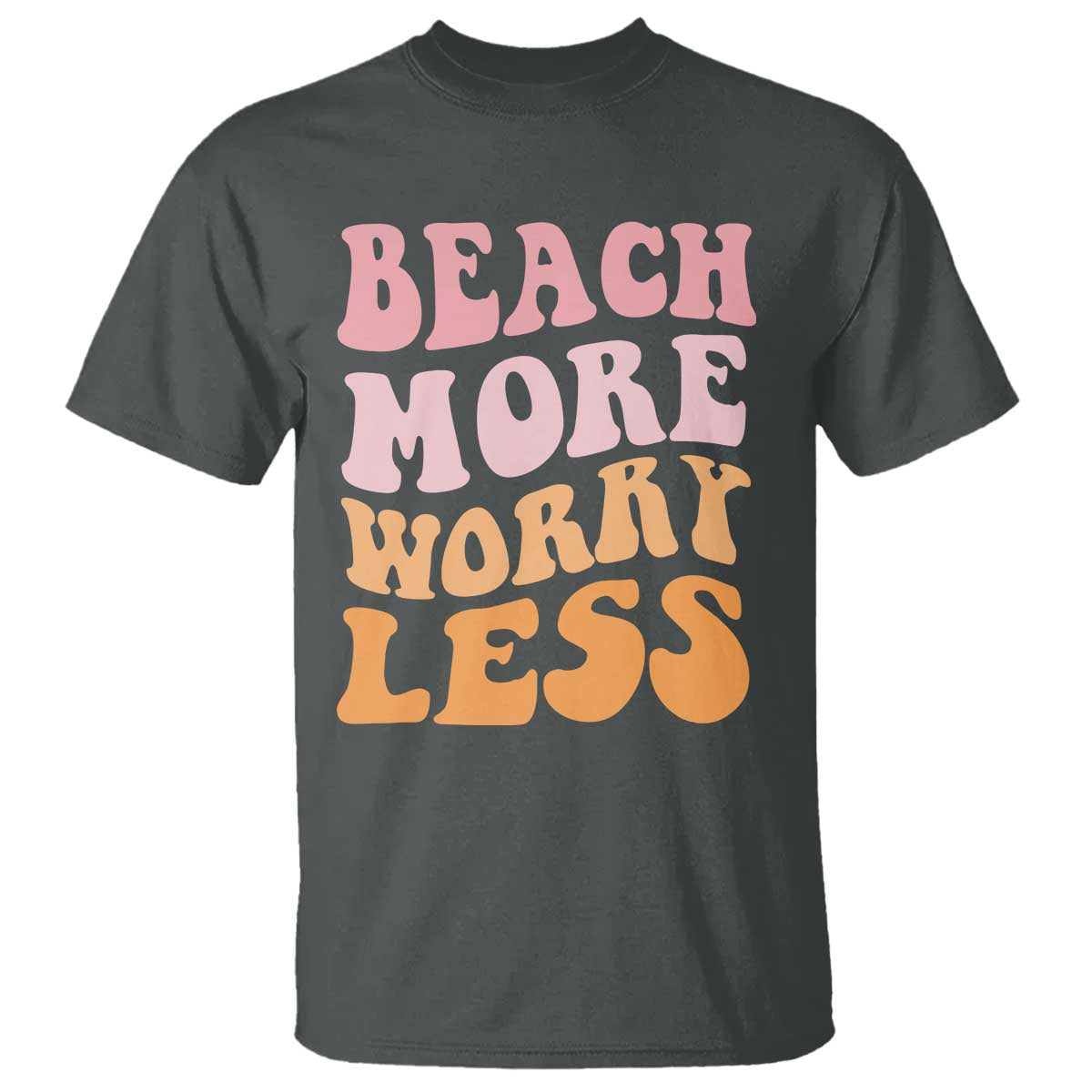 Beach More Worry Less T Shirt Boho Summer Vacation